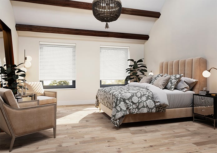 Ecowood, Soft White Satin - Motorised Venetian Blind - Image 6